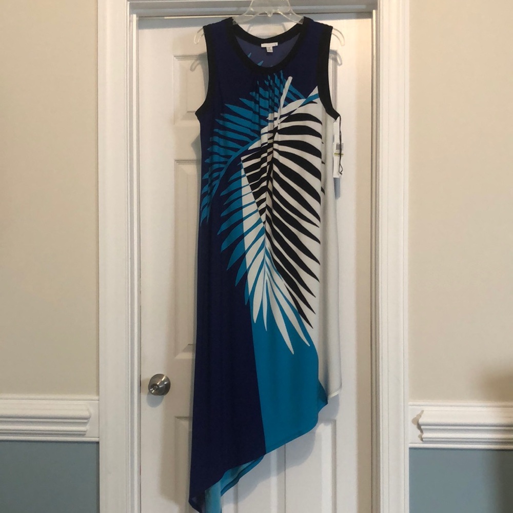 NWT scarf hem London Times dress sz 14